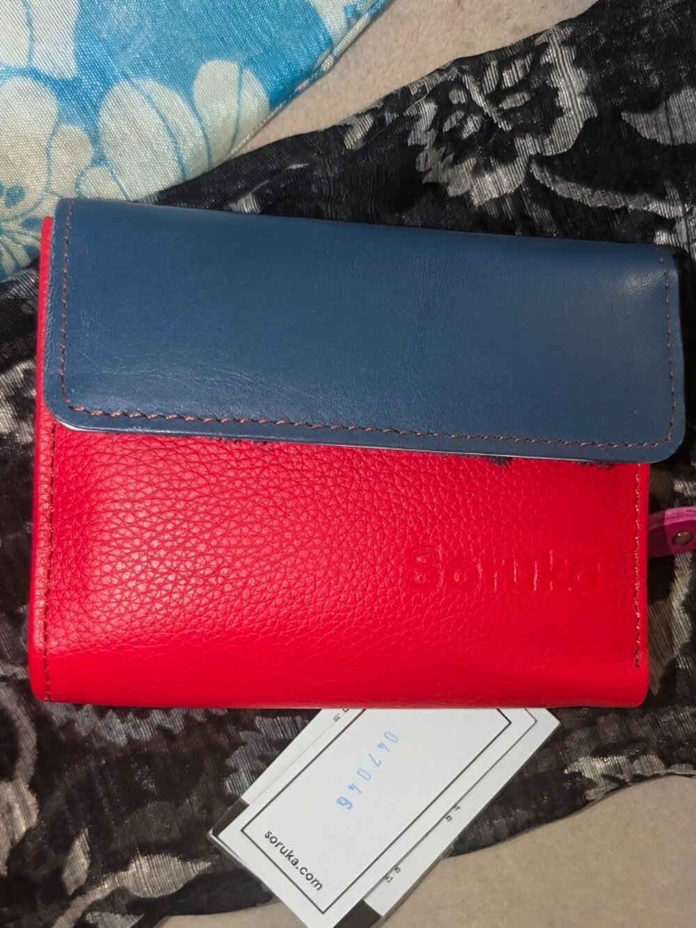 NWT Soruka leather wallet